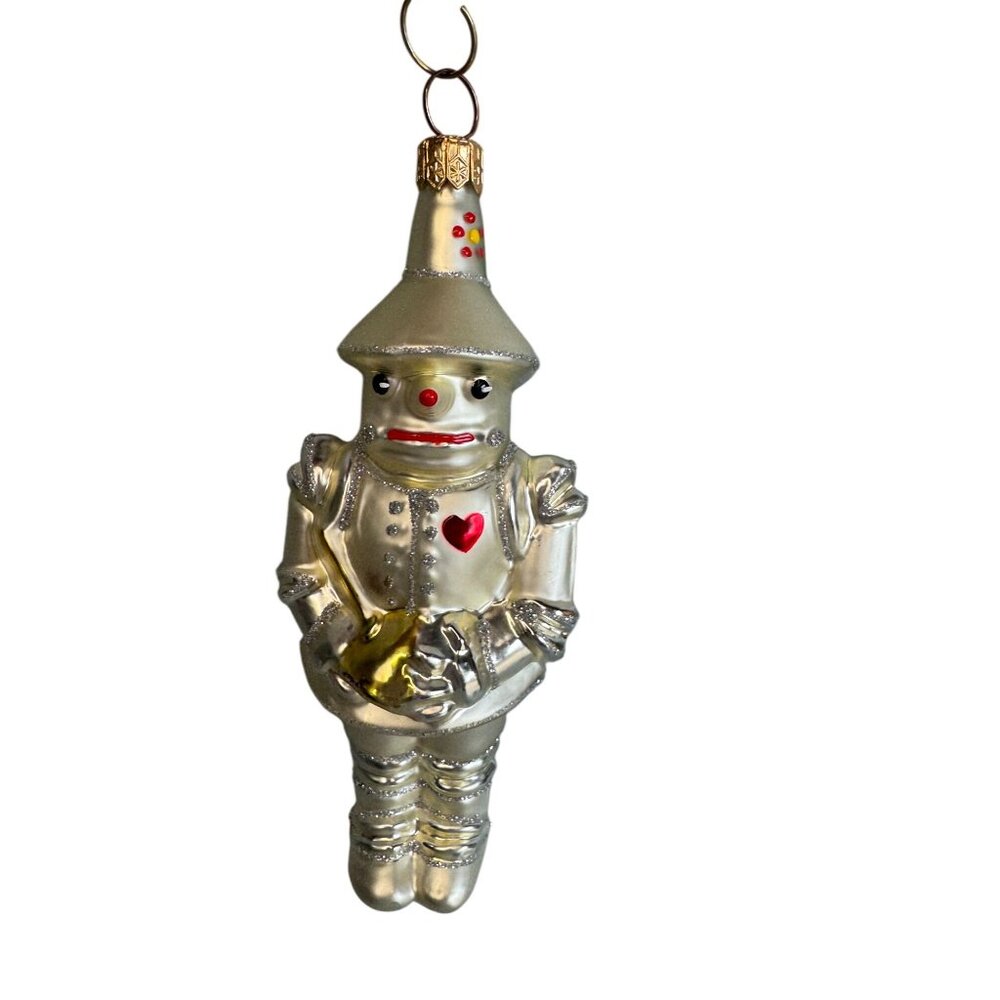 Wizard Of Oz Tin Man Ornament Kurt Adler Polonaise Komozja Poland Glass 6" - Picture 3 of 8